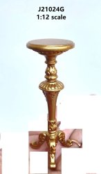 Victorian 19th Century Torchiere/Plant stand-Gold