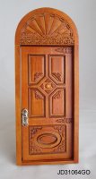 Victorian Carved Door-Golden Maple