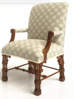 Chinese Chippendale Arm Chair 18 C - walnut 1:12 scale