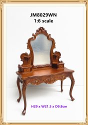 American circa 1900 Dressing Table-White and Gold