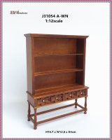 Welsh Dresser - walnut 1:12 scale