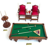 Pool Table Set can be purchased as individual items