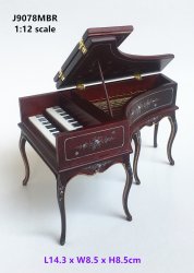 Grand Piano French Baroque 1908-Mahogany