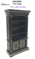 William IV Bookcase Circa 1830 painted black with Gold detailin