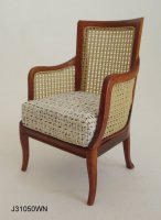 Berger Upholstered Chair -Walnut