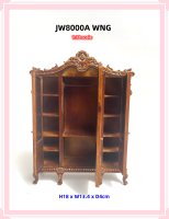 Victorian Wardrobe available in a walnut finish