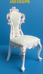 American late Victorian circa 1900 Bedroom Chair-white