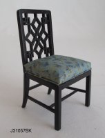 Chinese Chippendale Side Chair C 1765 - BLK