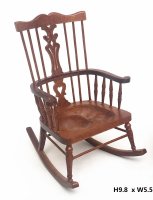 Victorian Boston Rocking Chair- walnut