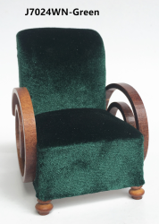 Art Deco Arm Chair Green
