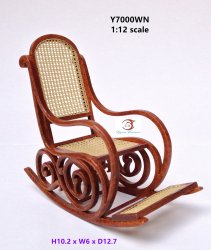 Victorian Boston Rocking Chair- walnut