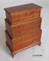 Arts and Crafts period Chest - walnut