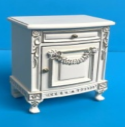 Bedsde Cabinet white