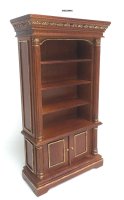 William IV walnut and Gold Open Bookcase Circa 1830