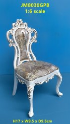 American late Victorian circa 1900 Chair-White and Gold