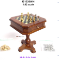 Victorian Chess Table-walnut.