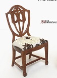 Edwardian Hepplewhite design 1800s Side Chair-walnut