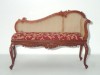 French Rocco Style Couch Louis XV-walnut